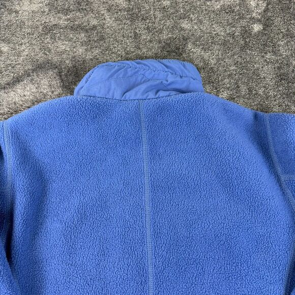 Vtg 90's Patagonia Synchilla Periwinkle Full Zip Jacket Fleece Pockets M *Read - Picture 13 of 15